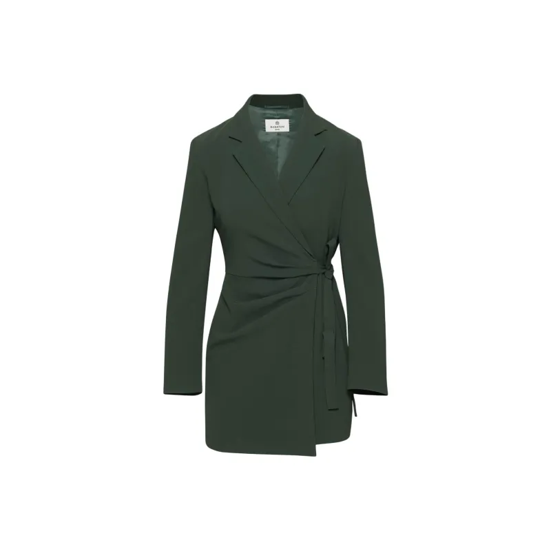 ARITZIA Babaton Pavillion Dress Long-Sleeved Dresses Women's Scarab/Scarab Beetle Color-0