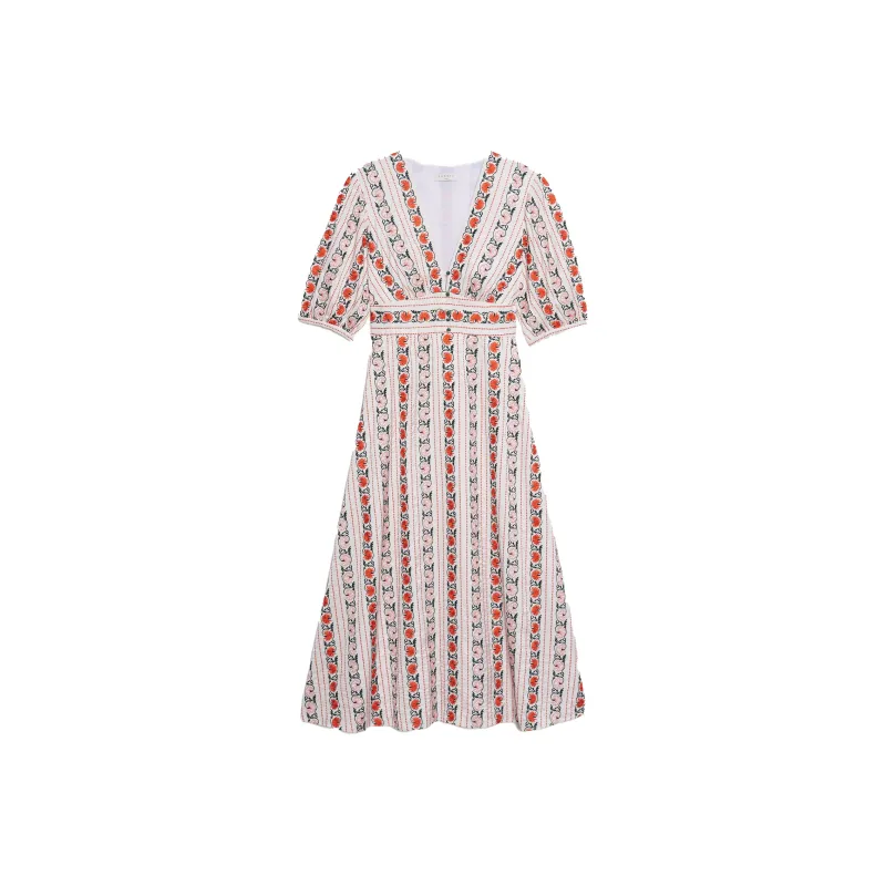 Sandro Short Sleeved Dresses Women's Red-0