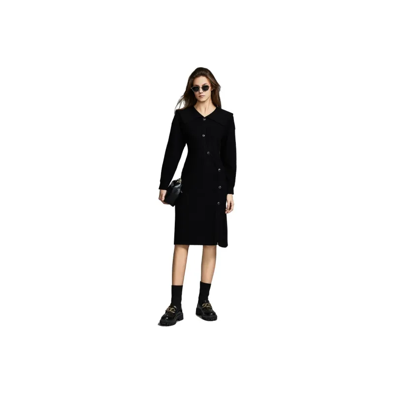 ELLE Long Sleeved Skirt Winter Women's-0