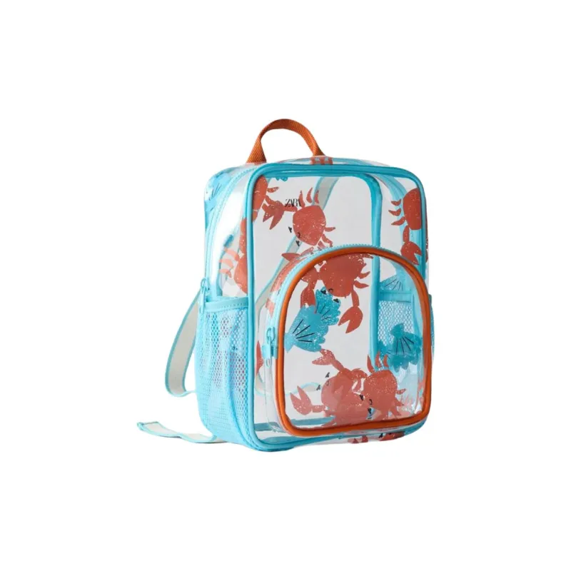 ZARA Backpacks Blue-1