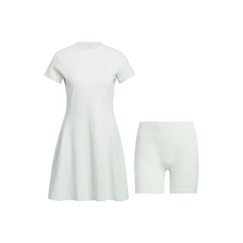 Adidas Short-Sleeved Dresses Women's Light Blue