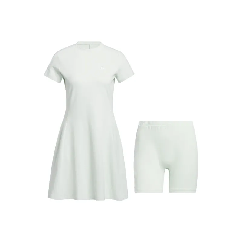Adidas Short-Sleeved Dresses Women's Light Blue-0