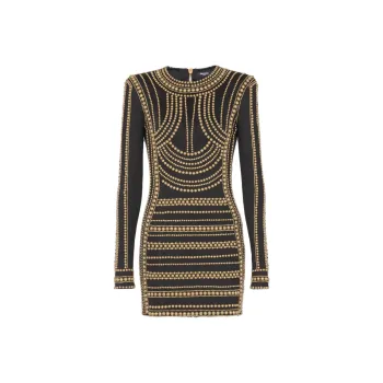 BALMAIN Bead embroidered Dress