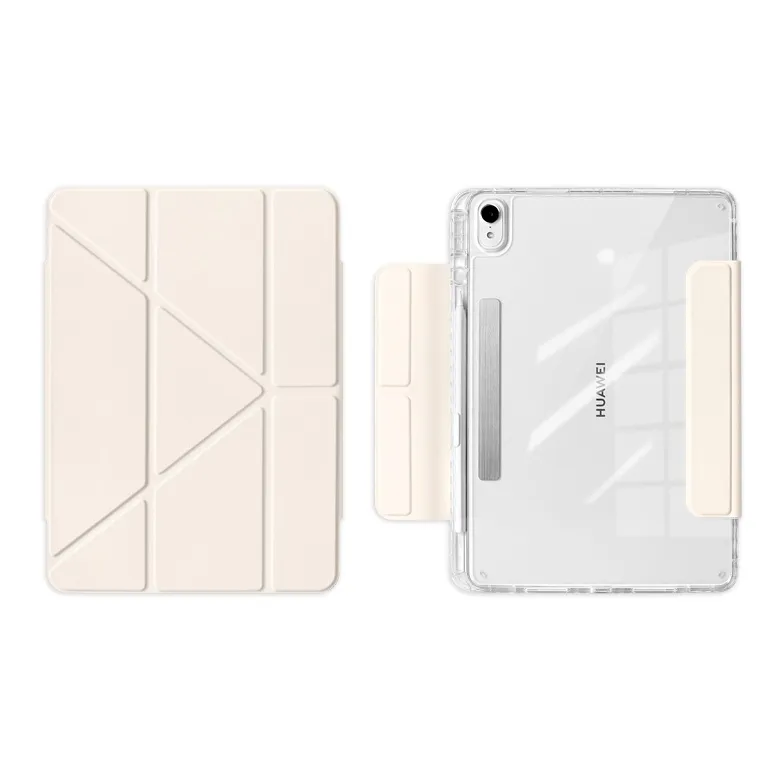 MOROCK Magnetic Detachable With Pen Slot Compatibility Huawei MatePad Tablet Protective Cases-0