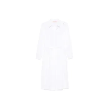 MARNI Belted Waist Midi Dress