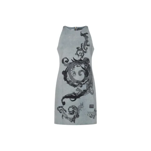 VERSACE JEANS Dress Women's Gray