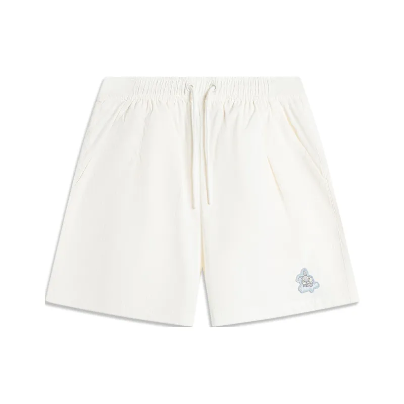 LiNing x Disney Casual Shorts Women's Ivory-0