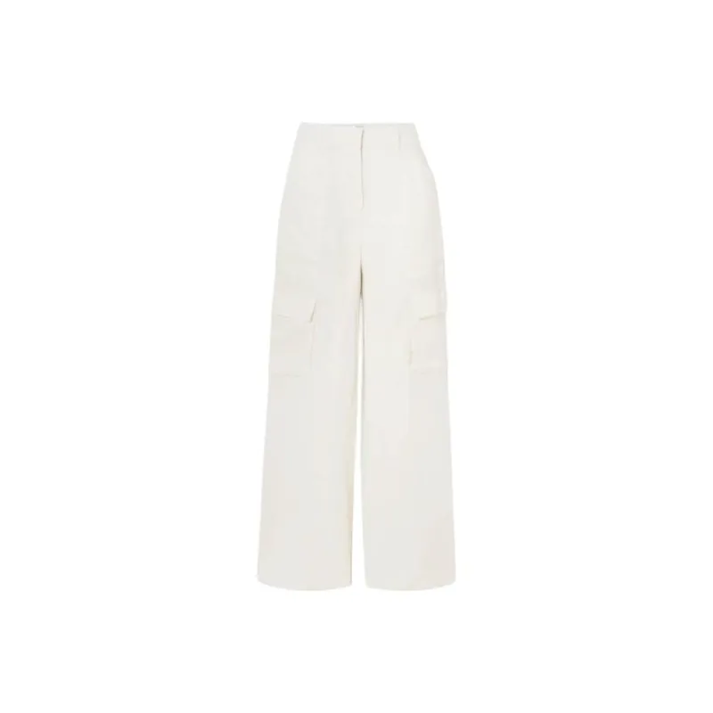 LOVESHACKFANCY Cargo Pants Women's White-0