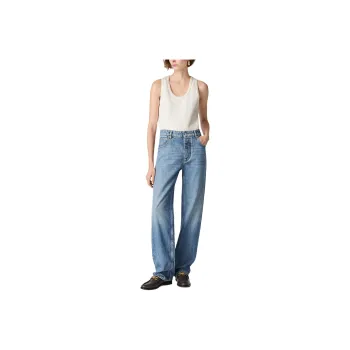Bottega Veneta Mid Rise Boyfriend Leg Jeans