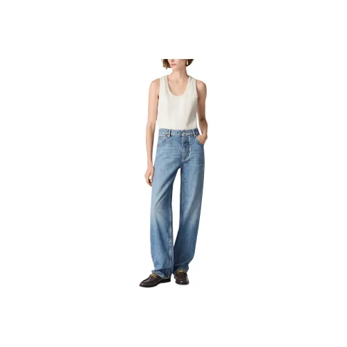 Bottega Veneta Mid Rise Boyfriend Leg Jeans