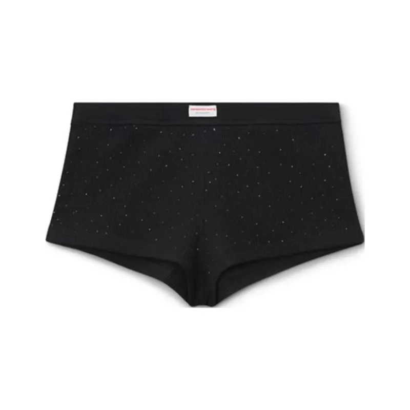 Alexander Wang Bodywear Series Casual Shorts Women's Black-0