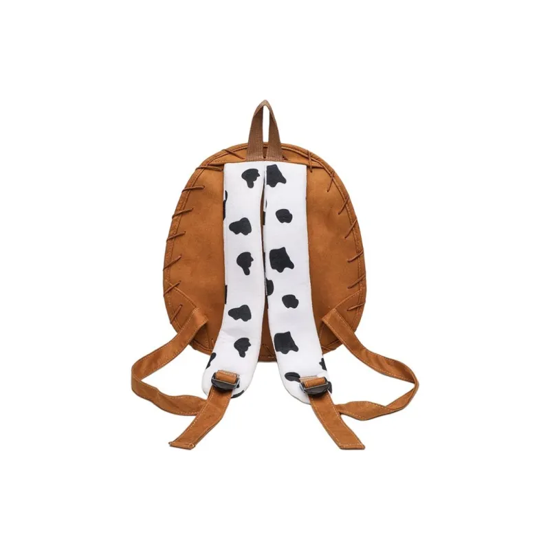 YOUR NAME Polyester Backpack Unisex Brown-3