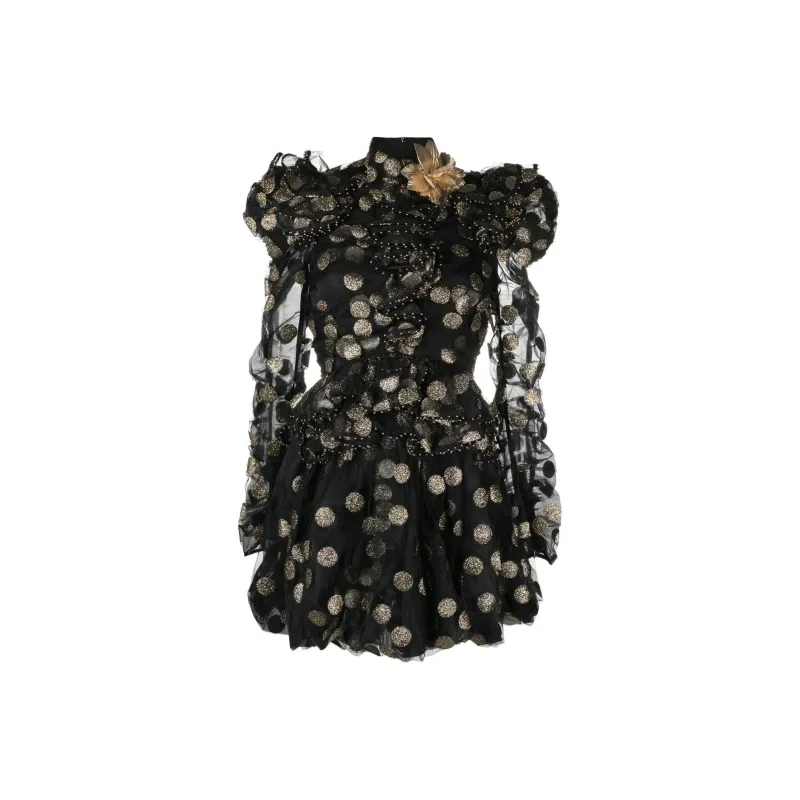 Zimmermann Long-Sleeved Dresses Women's Black-0