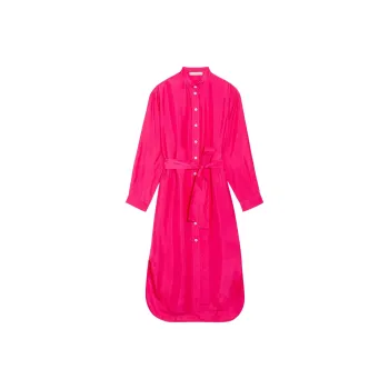 Vanessa Bruno SS24 Long Sleeved Dress Women's Fuchsia
