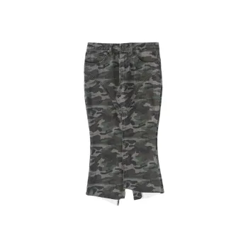 OROI Denim Long Skirt Women's Camouflage