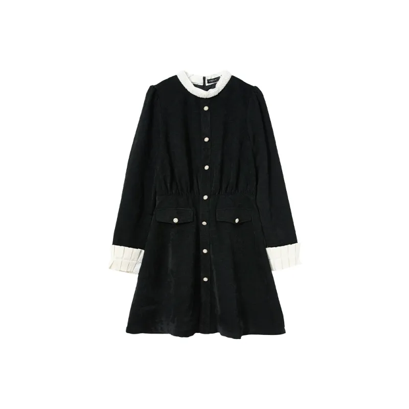 WESTLINK Long Sleeved Dress Women's Black-0