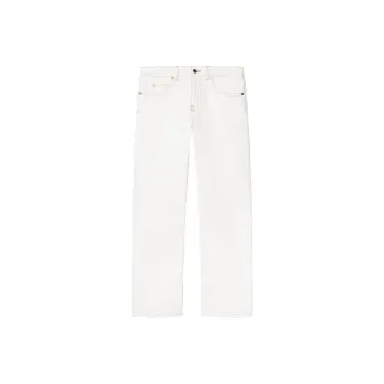 OFF WHITE Contrast stitching Straight leg Jeans