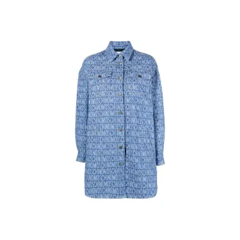 MOSCHINO Long Sleeved Dresses Women's Blue