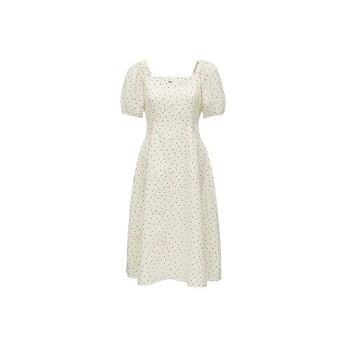 ONLY Short-Sleeved Dresses Women's Taylor Print White Base TAYLOR AOP WHITE BASE-0