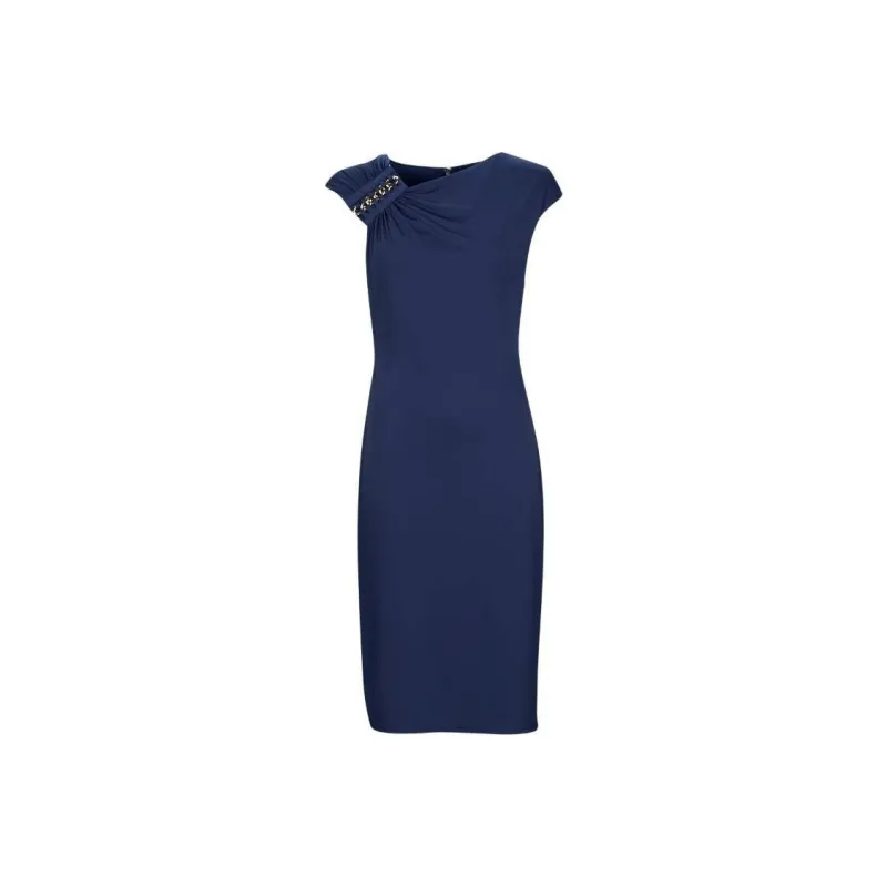 Polo Ralph Lauren Short Sleeved Dress Women's Marine Blue-0