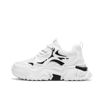 PNKE Slip Resistant, Abrasion Resistant, Breathable, Height Increasing Low Top Chunky Sneakers Men's