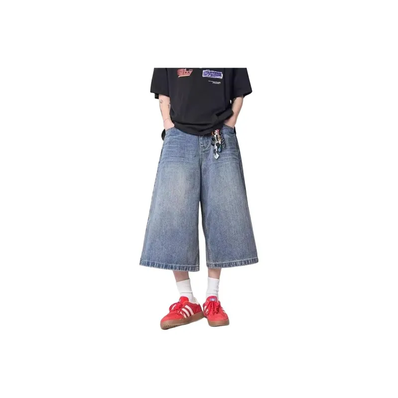 KVIV Denim Shorts Men Blue -0