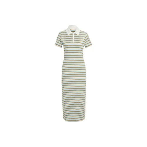 Adidas Originals Short-Sleeved Dress With Skirt Women's Multicolor/Clear Sky