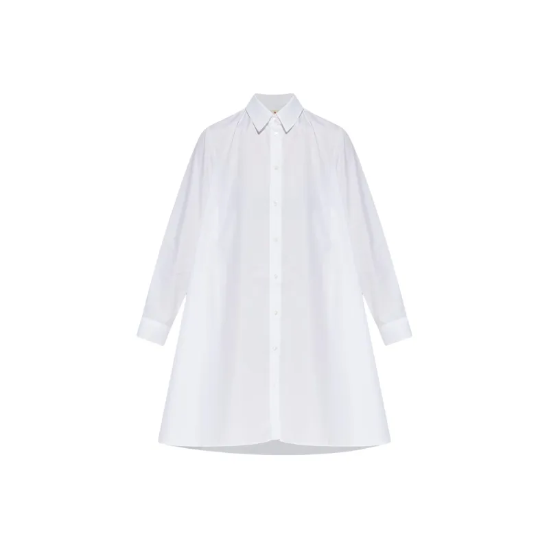 MARNI Logo embroidered Shirt Dress-0