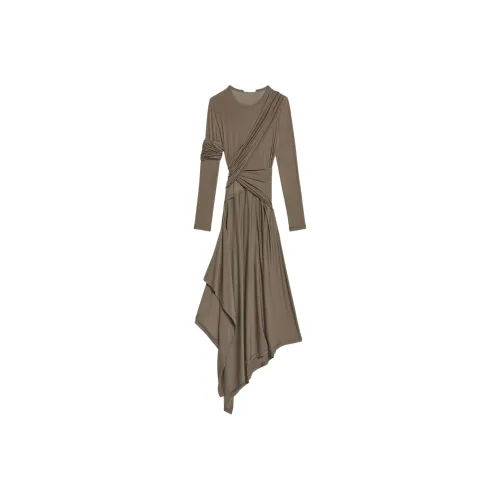 Helmut Lang Ribbed Crewneck Tank Mini Dress