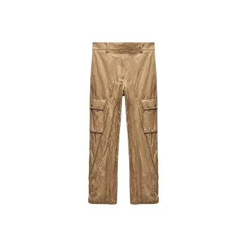 ZARA ZW Series Cargo Pants Women's Tan