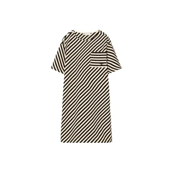 TORY BURCH SS23 Short-Sleeved Dresses Women's Black