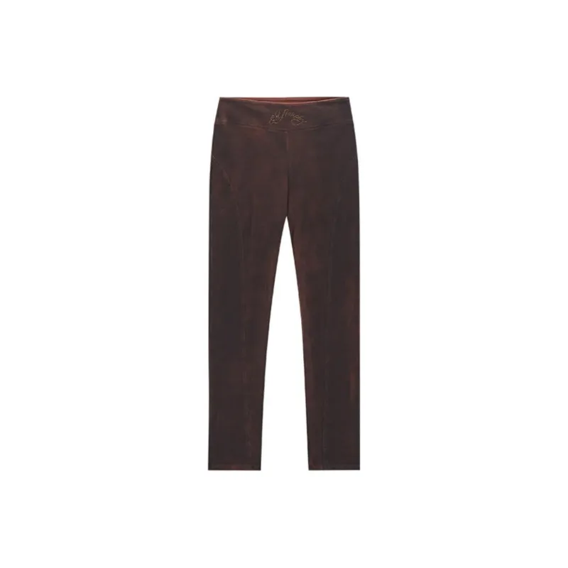 Ed Hardy FW24 Leggings Women's Ice Mocha Brown-0