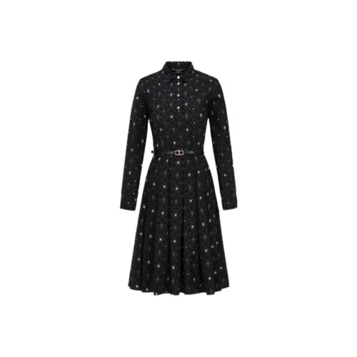 HAZZYS Long Sleeved Dresses Women's Navy Blue