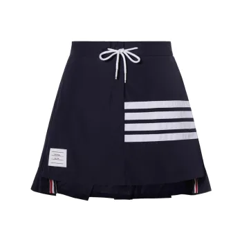 THOM BROWNE Casual Short Skirts Women's Dark Blue