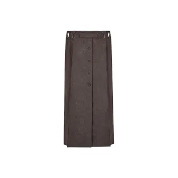 FENDI SS21 Casual Long Skirts Women's Brown