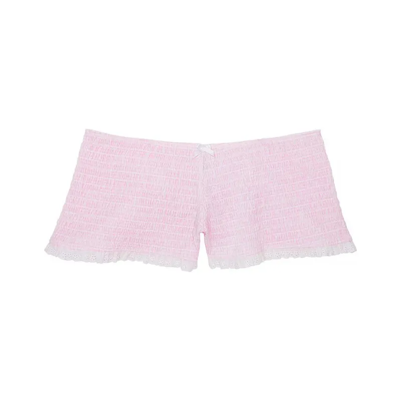 Victoria's Secret PINK BY FRANKIES BIKINIS BRISTOL POPLIN SHORT / RG Casual Shorts Women's Pink-0