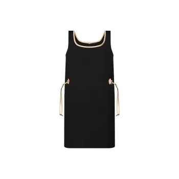 LOUIS VUITTON Sleeveless Dress Women's Black