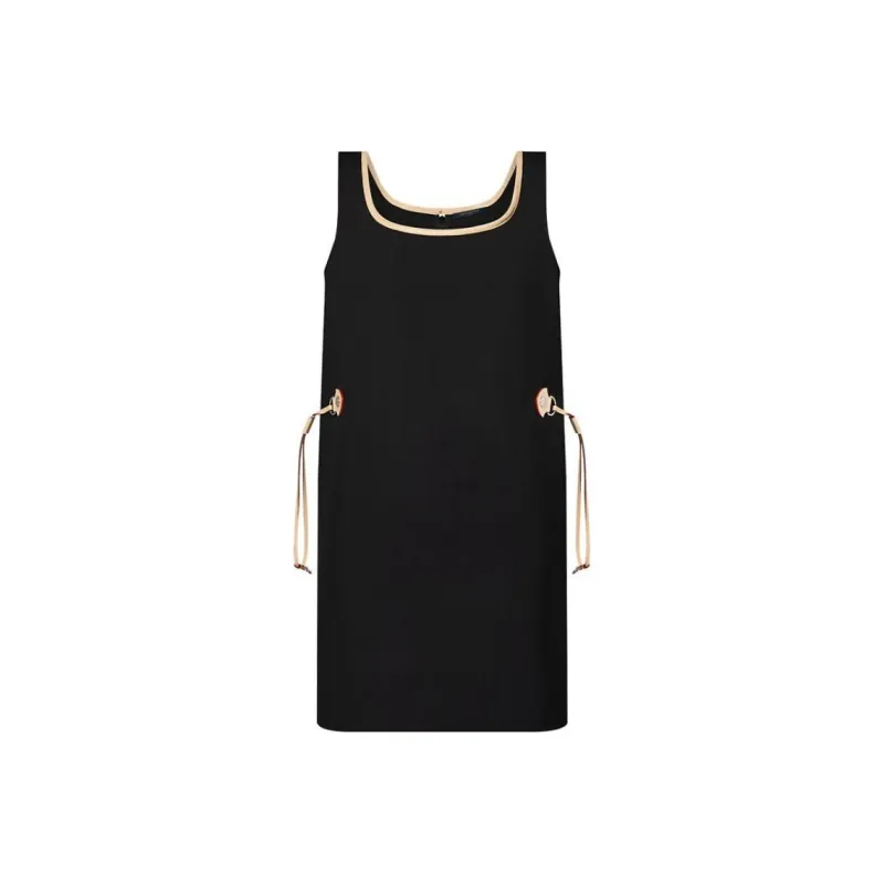 LOUIS VUITTON Sleeveless Dress Women's Black-0