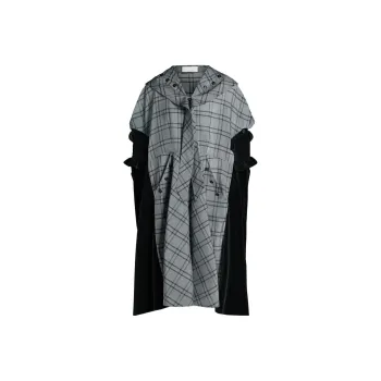 Maison Margiela Spliced Checked Midi Dress