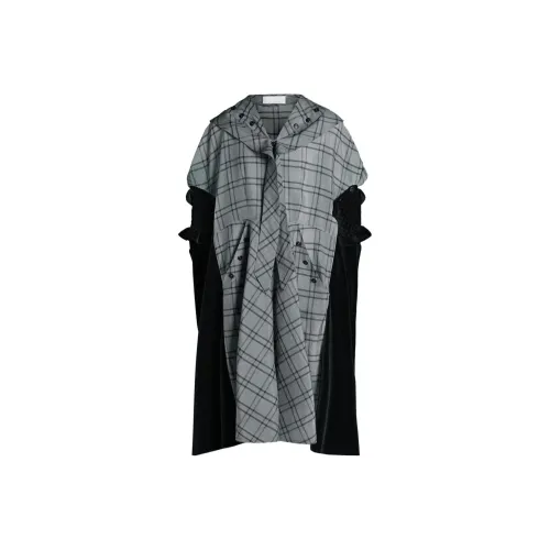 Maison Margiela Spliced Checked Midi Dress