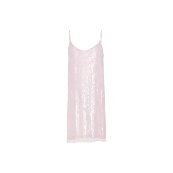 PAROSH Slip Dresses Women's Rose Pink