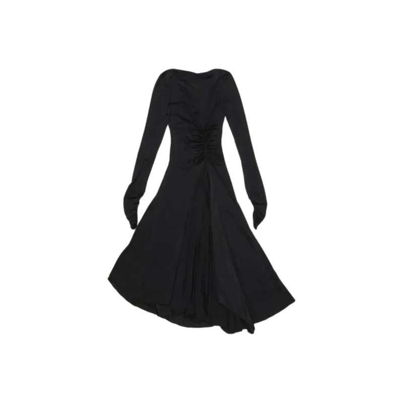Acne Studios Long Sleeve Dress Black-0