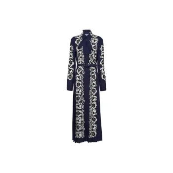 PRADA Long-Sleeved Dresses Women's Marine Blue
