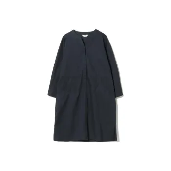 Beams Long Sleeved Dresses Women's Marine Blue