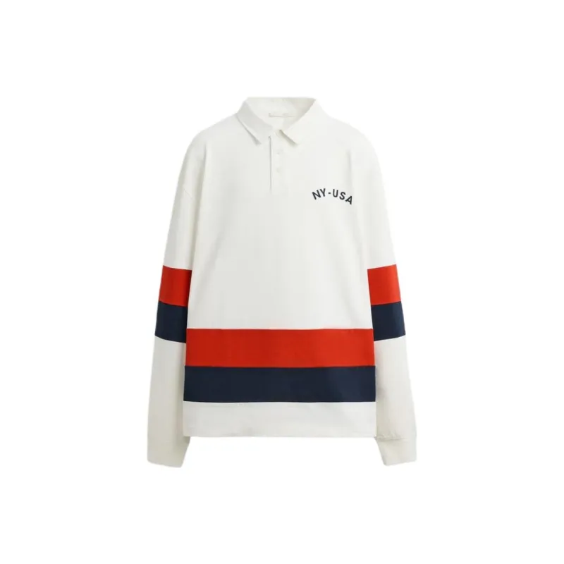 ZARA Polo Shirt Men's Frosted White-0