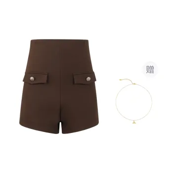 Three Quarters Casual Shorts Women's Umber