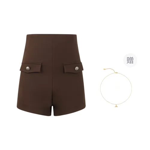 Three Quarters Casual Shorts Women's Umber