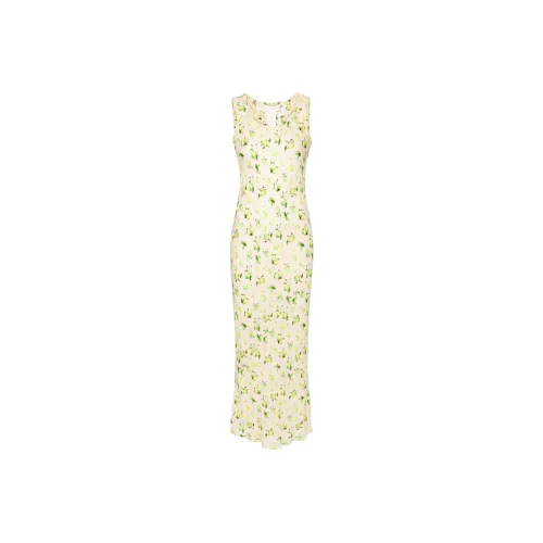 SportMax All Over Patterned Sleeveless Maxi Dress