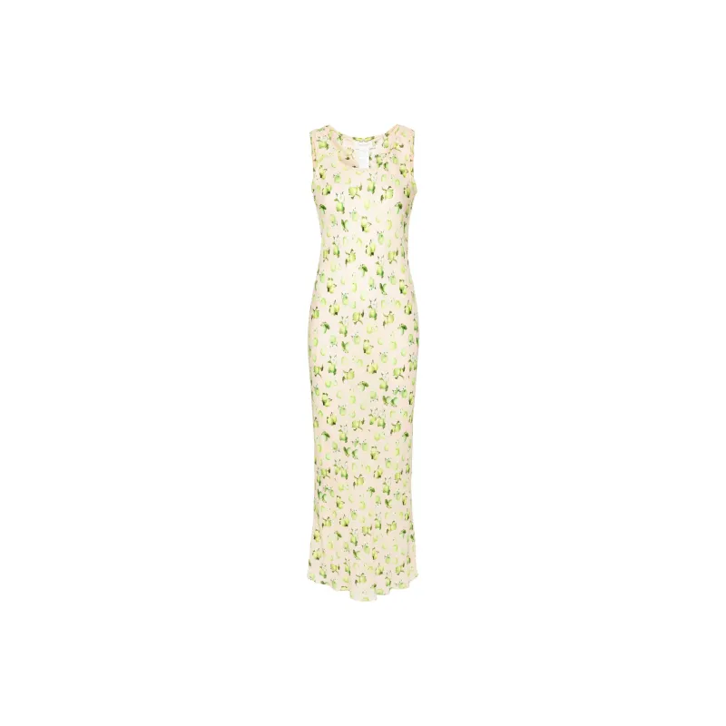 SportMax All Over Patterned Sleeveless Maxi Dress-0
