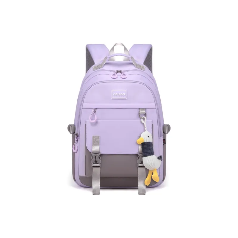 EDISON Water repellent Polyester Backpack Medium Size Unisex Multicolor-6